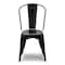 Atlas Commercial Products Titan Series Industrial Metal Chair, Black MSC9BLK - alternate 7